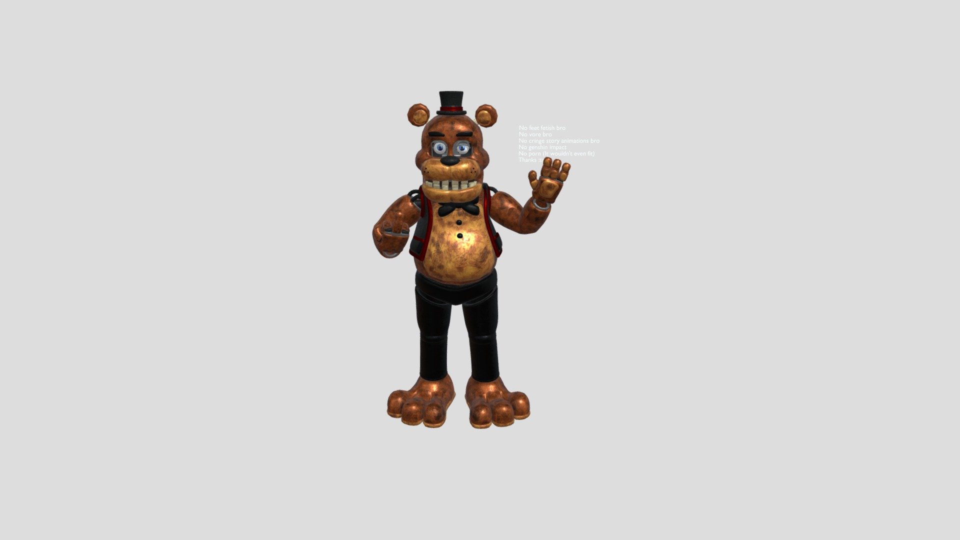 Freddy from fnaf+ - Download Free 3D model by Timgo (@baconboy484) [5aed1f4]