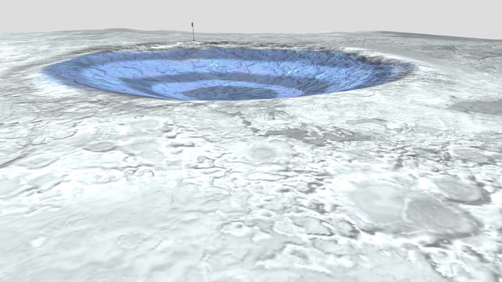 Schackleton Crater v2 3D Model
