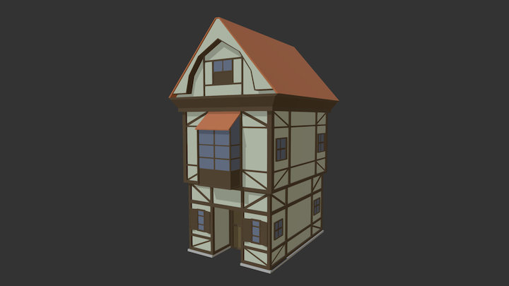 Medieval building [001] 3D Model