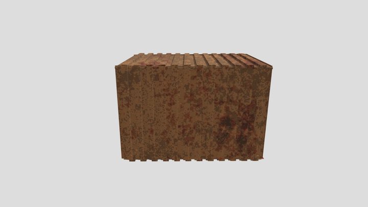 Storage Container + Bodybags animation 3D Model