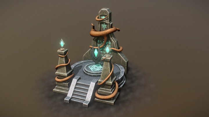 Altar of Ancient Spirits 3D Model