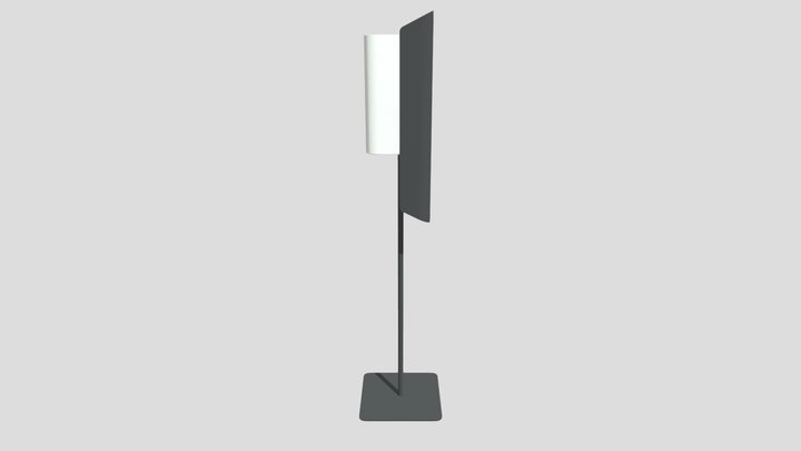 Bakü Lambader Antrasit 3D Model