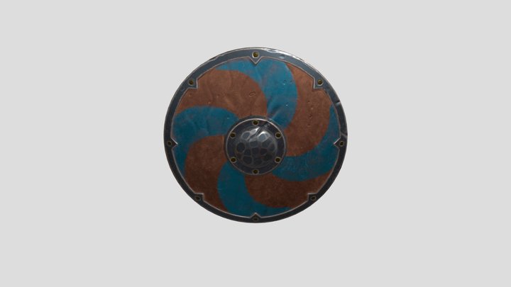 Viking Shield 3D Model