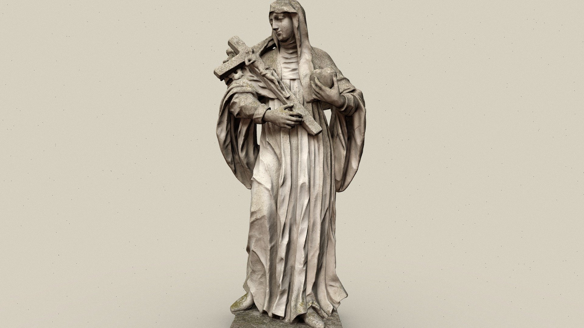 Hl. Lutgard — Sketchfab embed 3D viewer