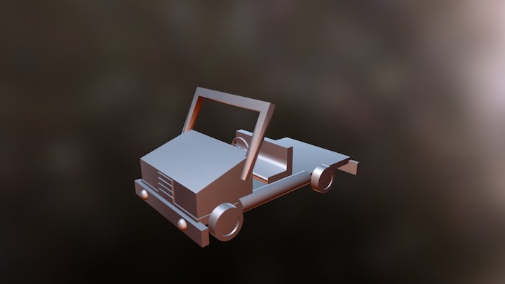 Carro Atividade Extra 3D Model