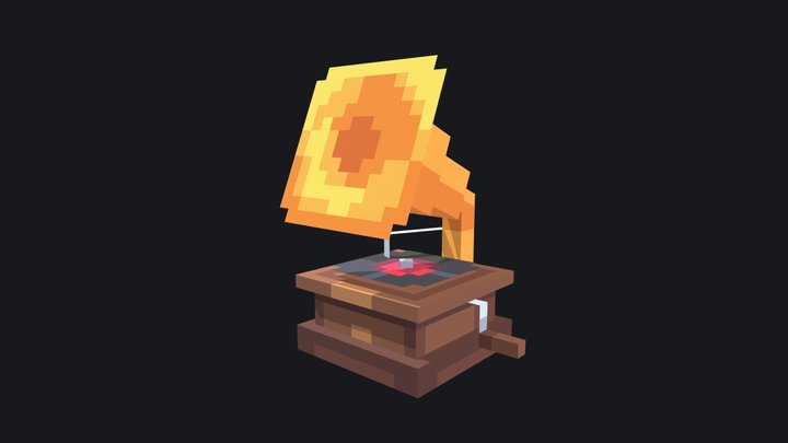 Phonograph 3D Model