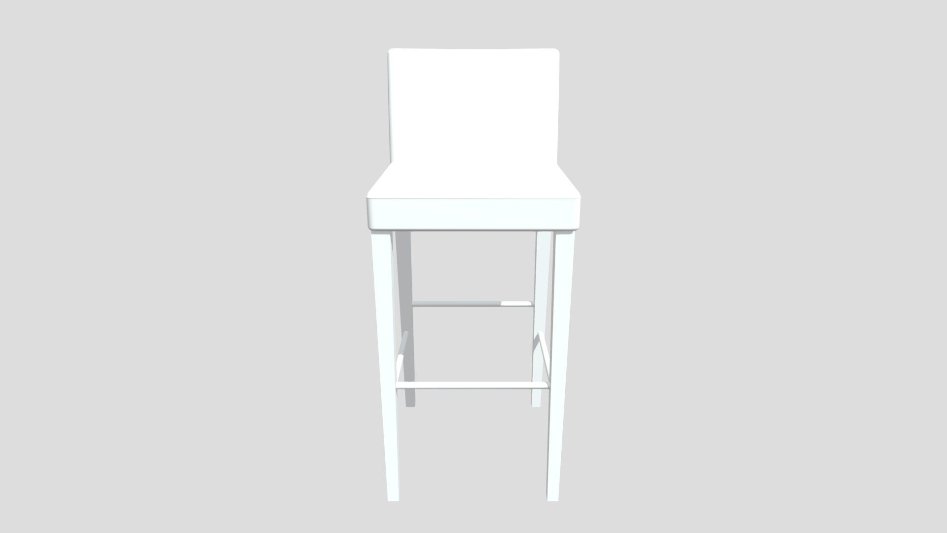 Zen Bar Stool 3D model by Bazzar Fabrics (65561) [5af33d8] Sketchfab
