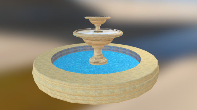 Medieval Fountain – Gratis 3D-model STL