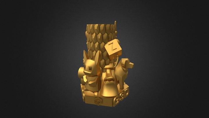 TROPHY PRINTER GRAMMY AWARDS 3D G3D PRO 3D Model