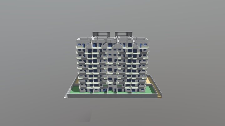 POBLA BLOQUE 2 3D Model
