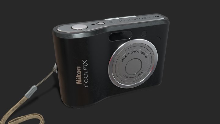 Nikon Digital Camera 3D Model
