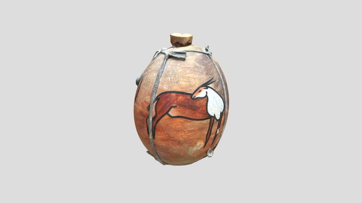 Low_Polly Water bottle 3D Model
