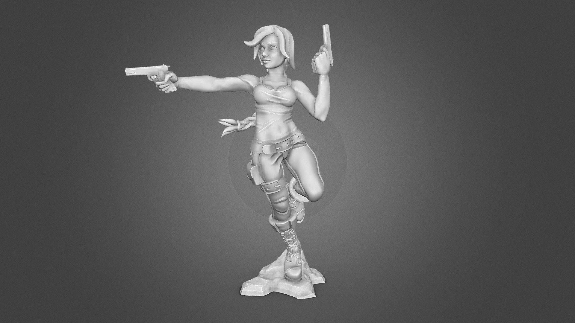 3D file LARA CROFT - Tomb Raider 1 🪦・3D printable model to