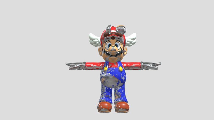 N64 Mario 3D Model