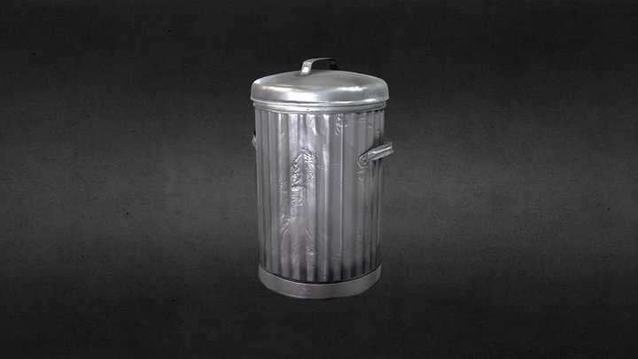 Trash Can 3D Model