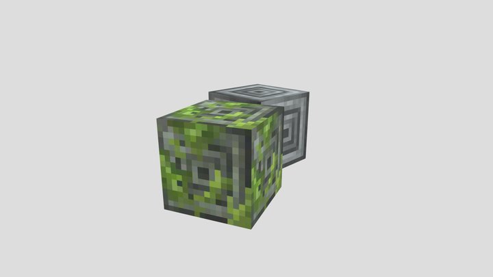 My retexture of Chiseled Stone Bricks 3D Model