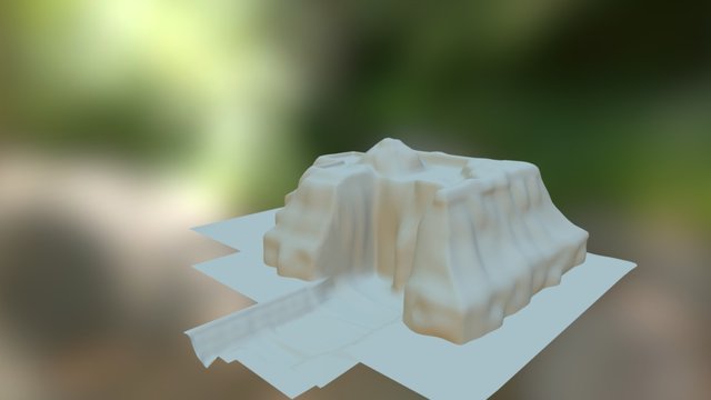 Waterfall Smooth 3D Model