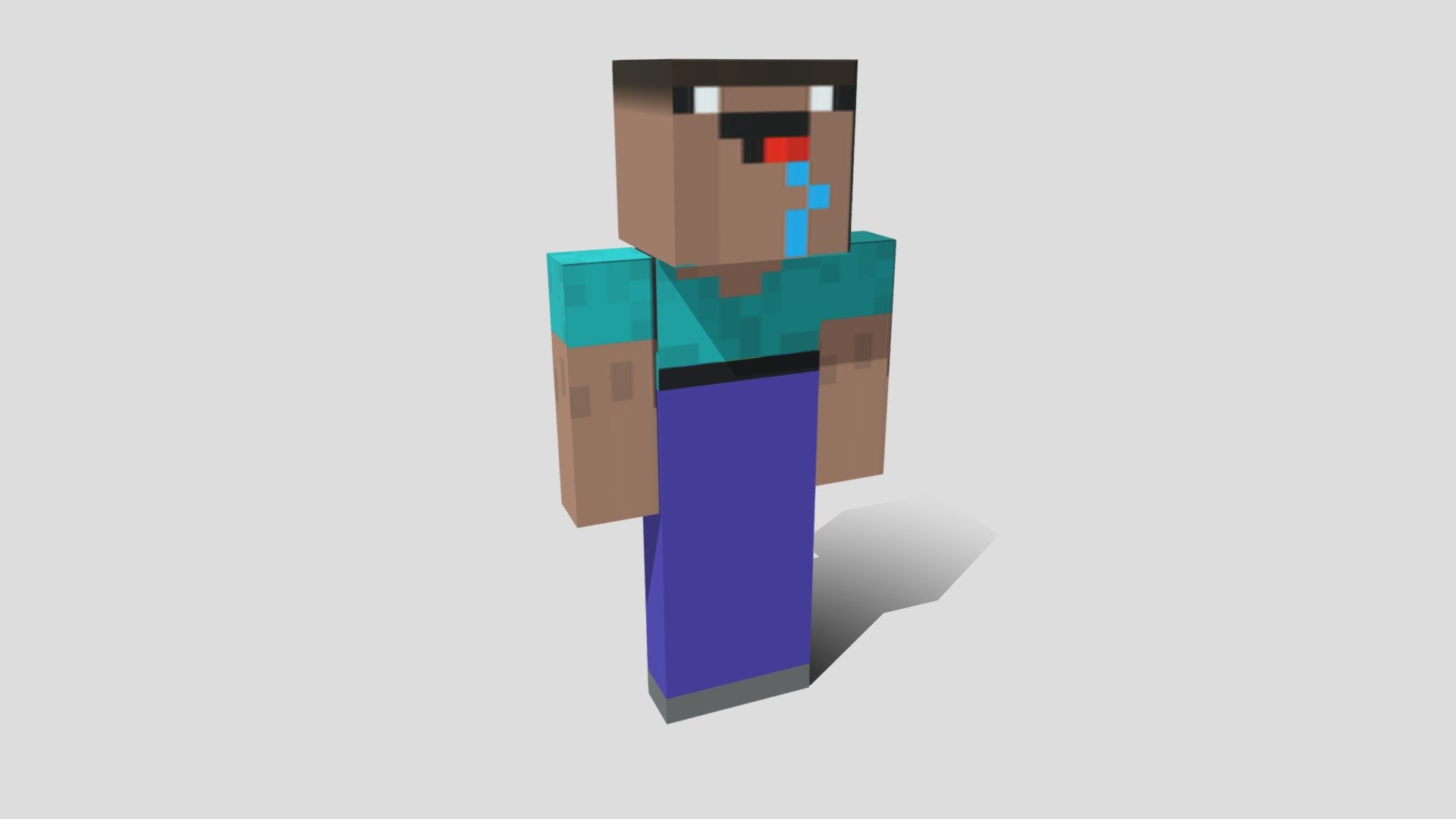 Minecraft Player [1.7 skin type] - Download Free 3D model by