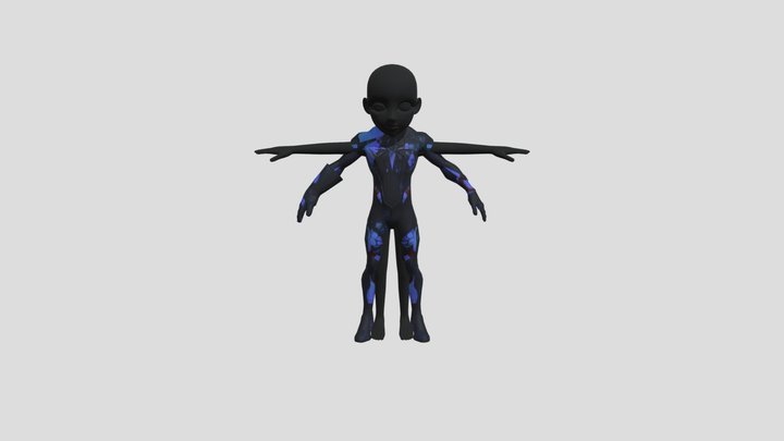 spider costum fbx 3D Model