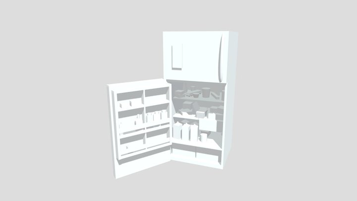 Environment Blockout - My Fridge 3D Model
