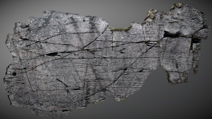 Achnabreck (model 4) - Middle Rock 3D Model