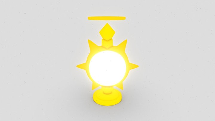 Stylized magic potion bottle