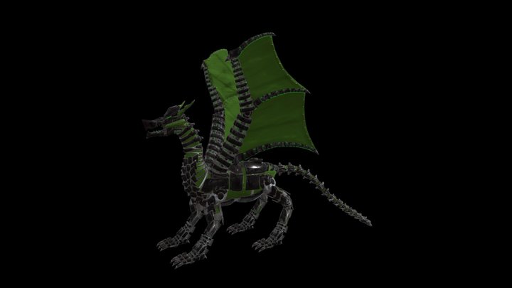 Mechanical Dragon 3D Model
