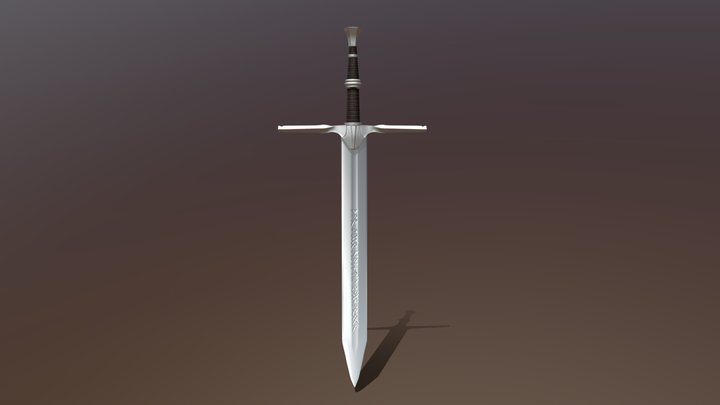 Sword The Witcher 3D Model