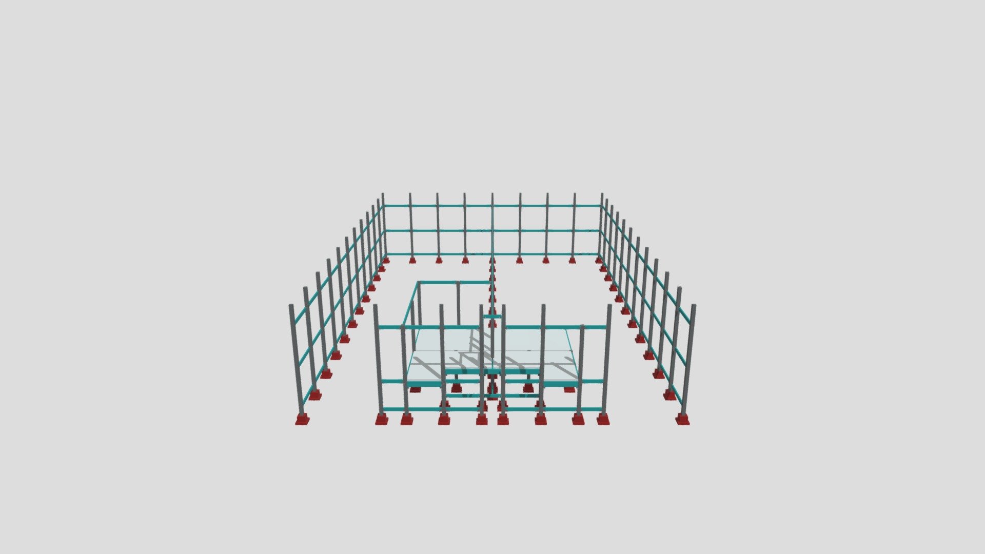 Modelagem Estrutural 3D- Baracão A E B