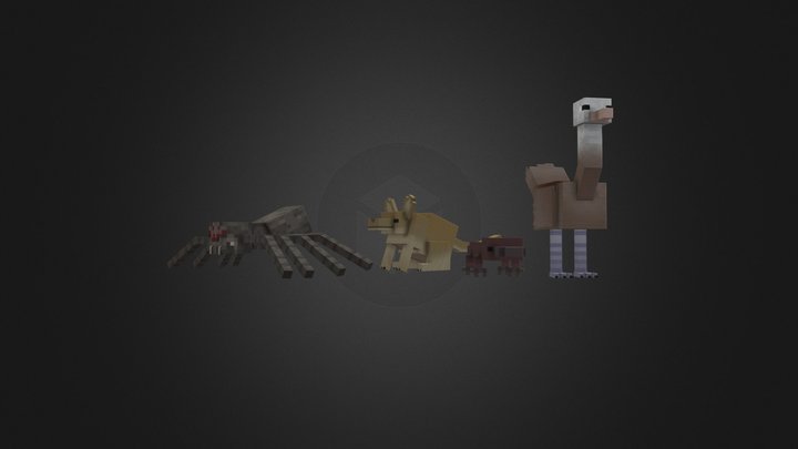 Minecraft Australia Edition Models 3D Model