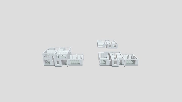 Дом ВОЛГА 3D Model