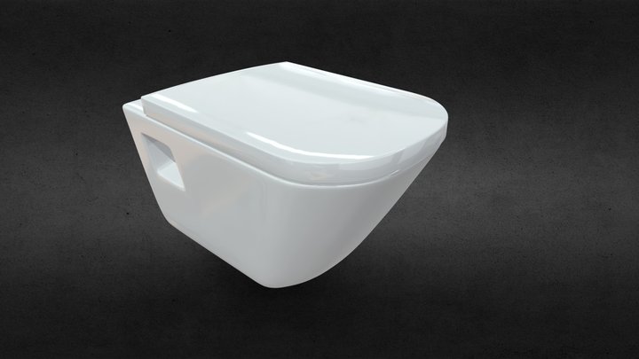 Toilet Bowl 3D Model