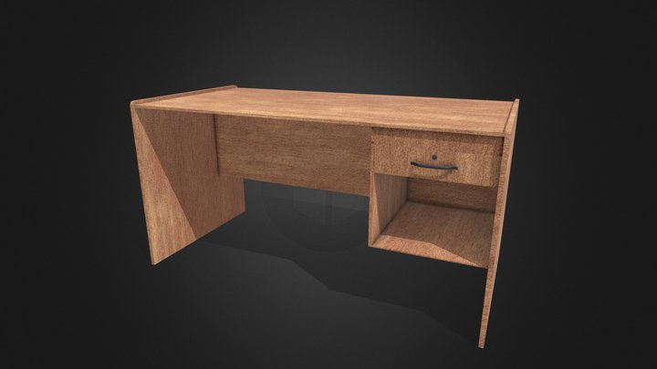 Office Desk 3D Model