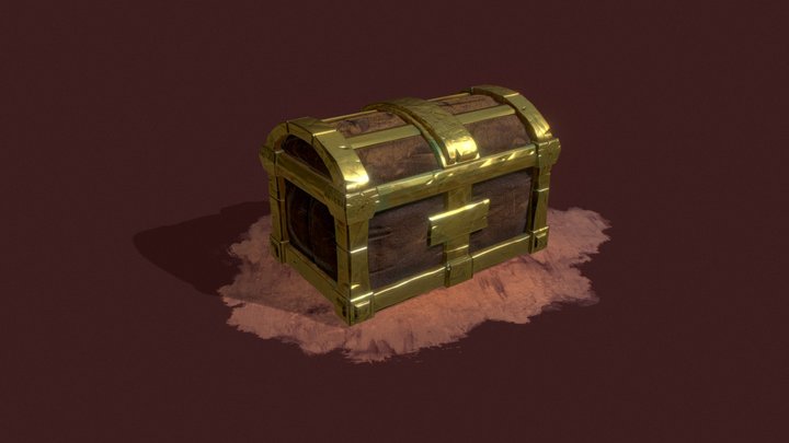 "Treasure Chest" — Assignment @DAE 3D Model