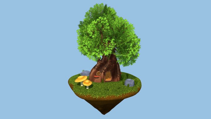 Tree House 3D Model