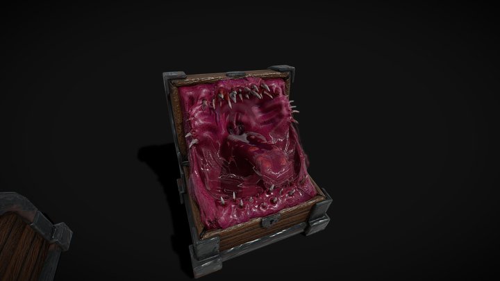 Mimic Chest Monster (Rigged & Animated) 3D Model