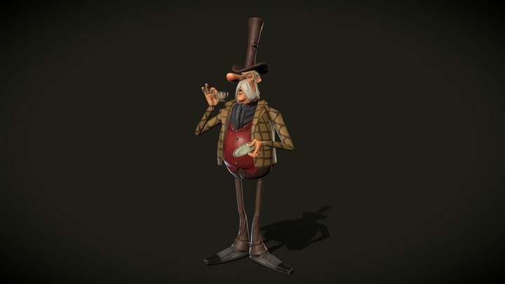 Baron Snickerpants 3D Model