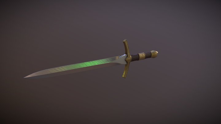 Victorian Dagger 3D Model