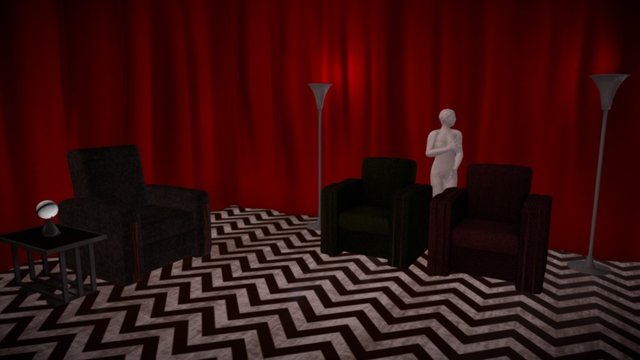 Twin Peaks FWWM - Black Lodge VR 3D Model