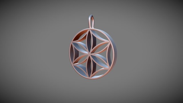 amuleteria_FlorDaVida 3D Model