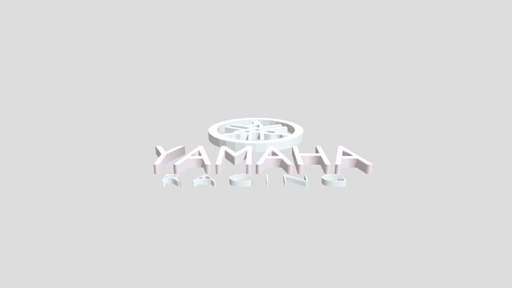 LOGO YAMAHA 3D Model