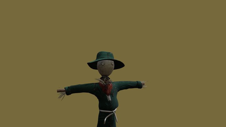 Scarecrow 3D Model