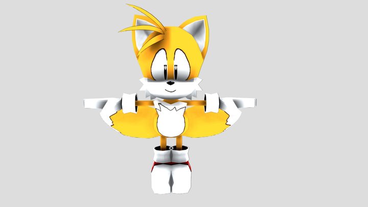 Classic Tails - Sonic Mania Adventures 3D Model
