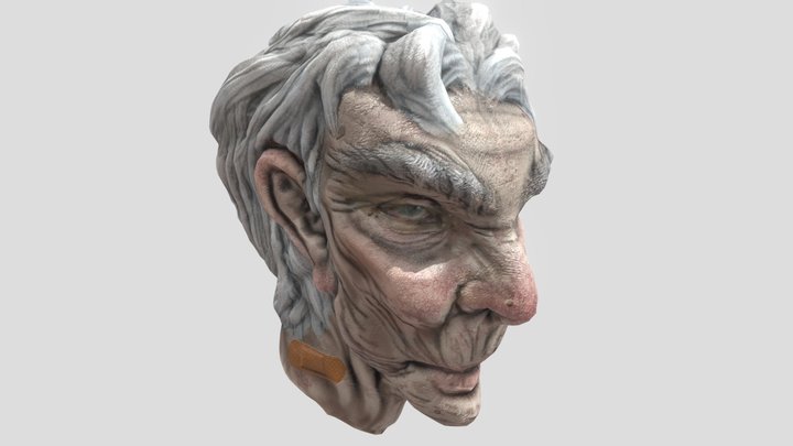 Oldman2 3D Model