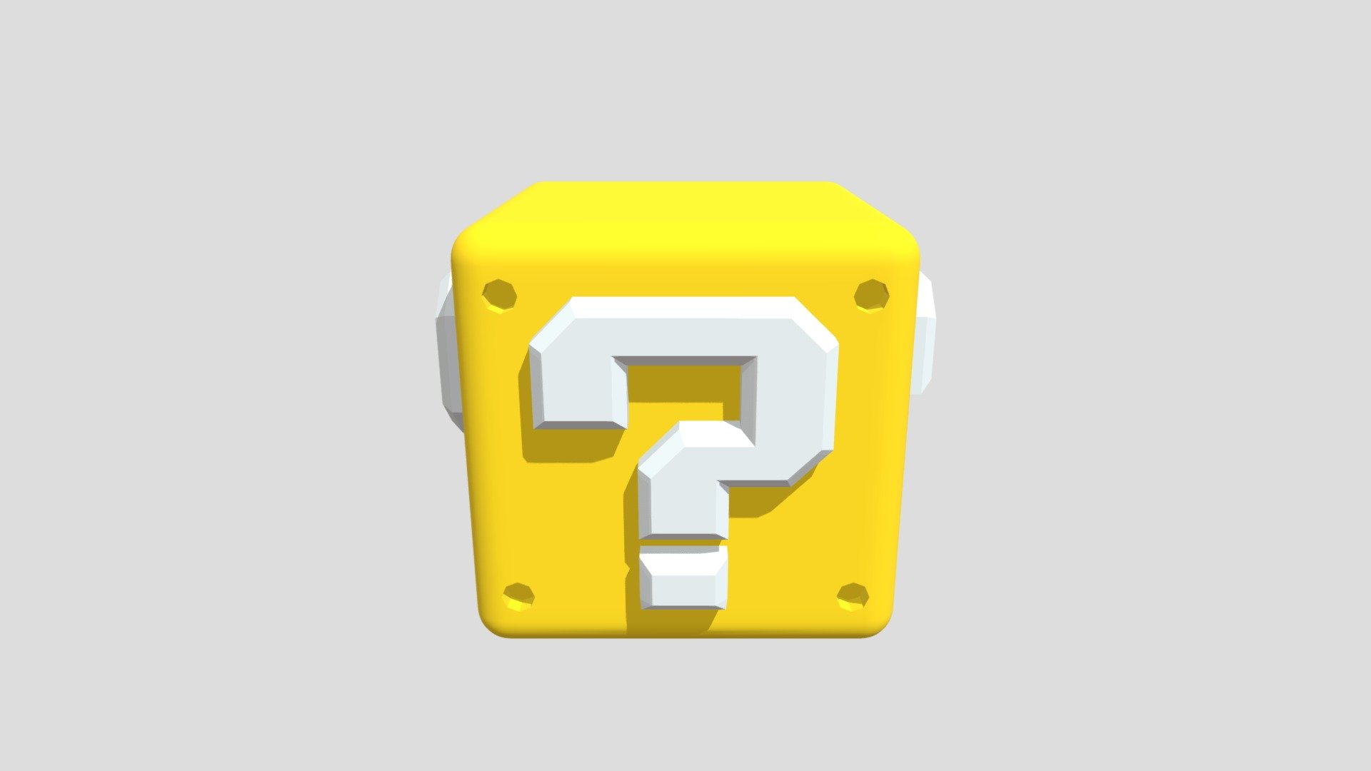 Mario Block - Download Free 3D model by GabyHerofly (@gabrielvernet26 ...