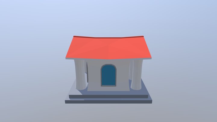 University Stilized 1 3D Model