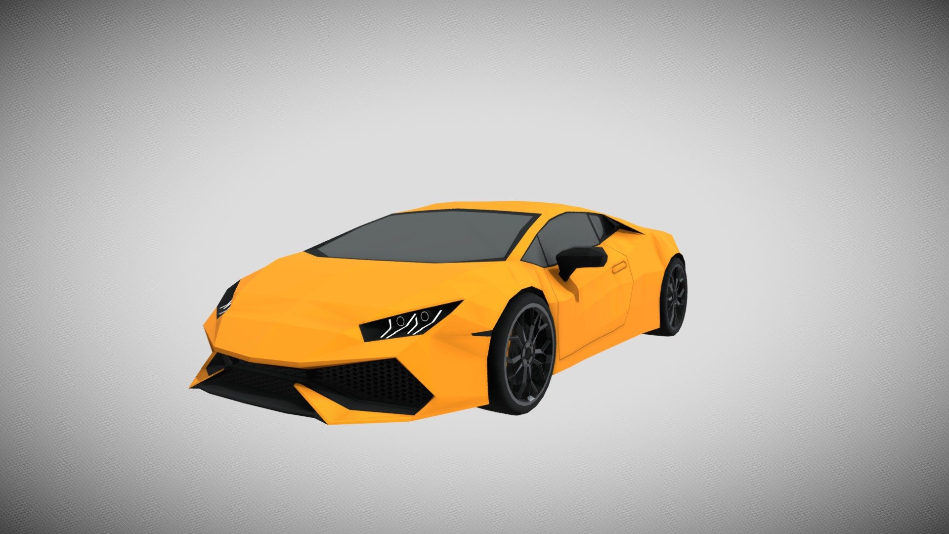 Lamborghini Huracan [LOW-POLY] - 3D model by Alex Bumbera (@bumberaalex ...