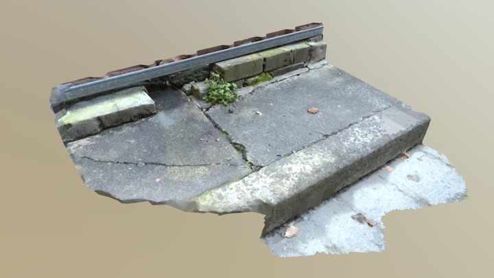 Curb Photogrammetry test 3D Model