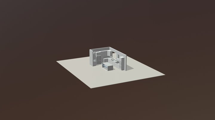 Mueble de Cocina Maderama 1 3D Model