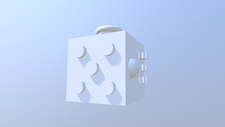 Fidget-cube 3D Model